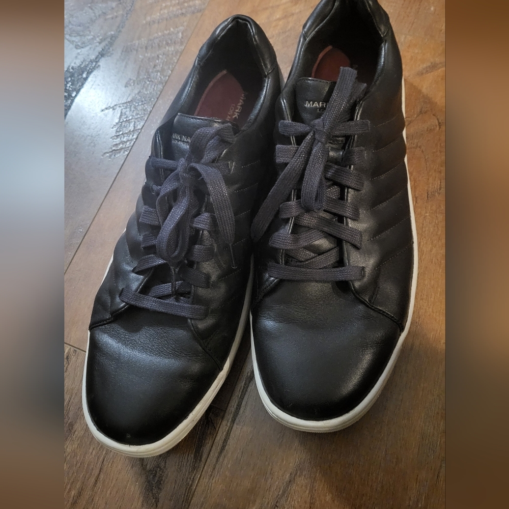 Mark Nason Men's Black Leather Shoes.  Size 12